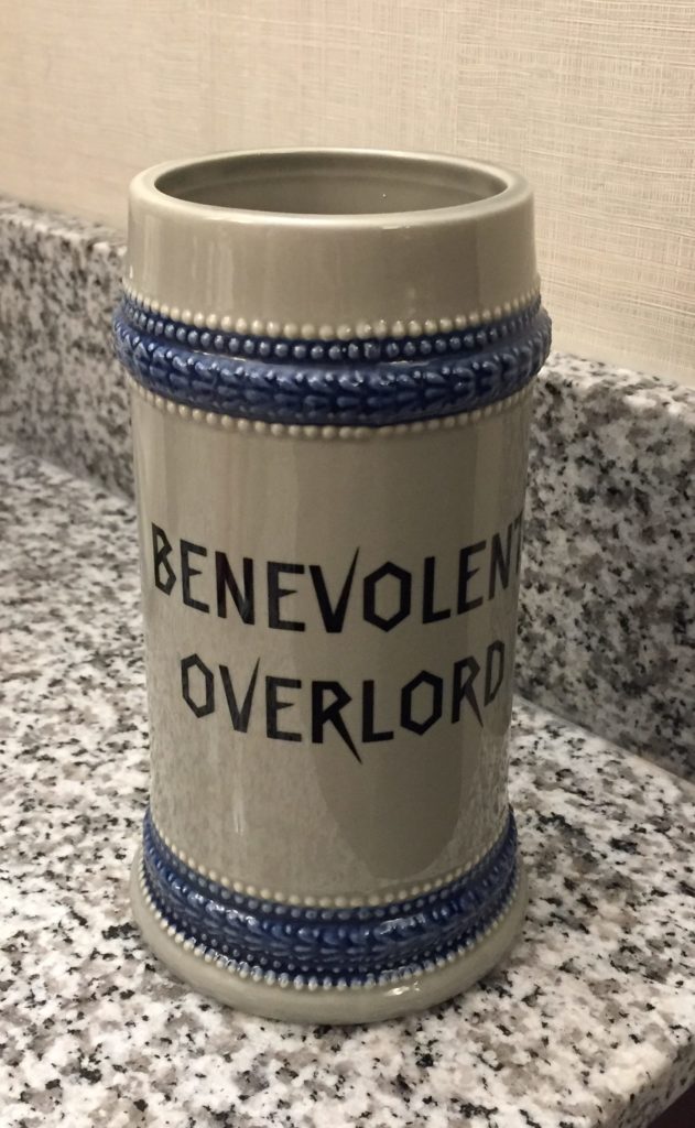 "Benevolent Overlord" mug