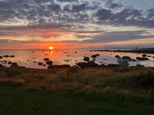 Sunset in Sweden, July 2025