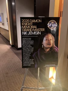 Nebula Awards banner in Chicago